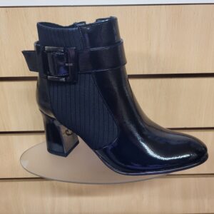 glr103 ladies lunarblack patent boot